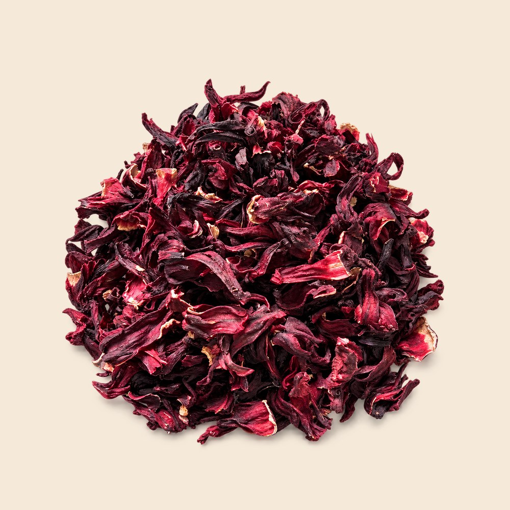 Dried hibiscus calyces, Hibiscus sabdariffa